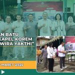 PELETAKAN BATU PERTAMA KAPEL KOREM 172/PRAJA WIRA YAKTHI