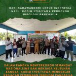 Dari Sarawandori untuk Indonesia Maju, Kodim 1709/Yawa Gelar Pembinaan Ideologi Pancasila