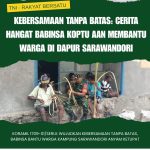 Kebersamaan Tanpa Batas, Babinsa Sarawandori Bantu Warga Selesaikan Pembuatan Ketupat