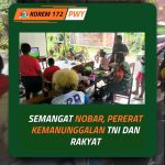 Layar Menyatukan, Bola Mengakrabkan! Kodim 1709/Yawa Sulut Semangat Nobar Bersama Warga