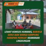 Lewat Komsos Humanis, Babinsa Serui Ajak Warga Kampung Harapan Perkuat Keamanan Lingkungan