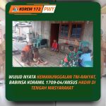 Babinsa Koramil 1709-04/Ansus Sambangi Warga, Wujudkan Kedekatan TNI dengan Rakyat
