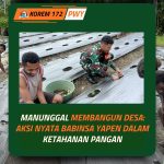 Hijaukan Lahan, Kuatkan Ketahanan Pangan! Babinsa dan Warga Roipi 1 Kompak Tanam Sawi Bersama