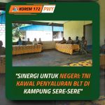 Wujud Sinergi TNI dan Pemerintah, Babinsa Dampingi Pembagian BLT untuk Masyarakat Sere-Sere